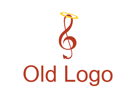 music note with a halo logo