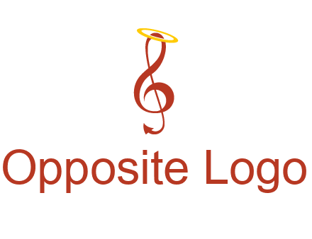music note with a halo logo