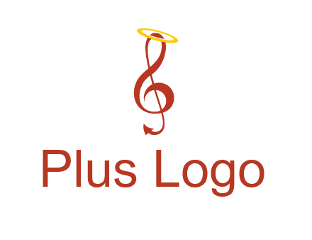 music note with a halo logo