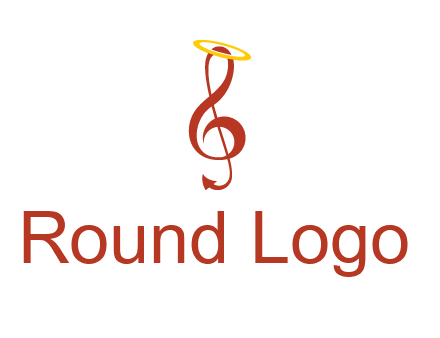 music note with a halo logo