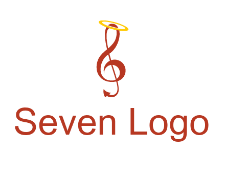 music note with a halo logo