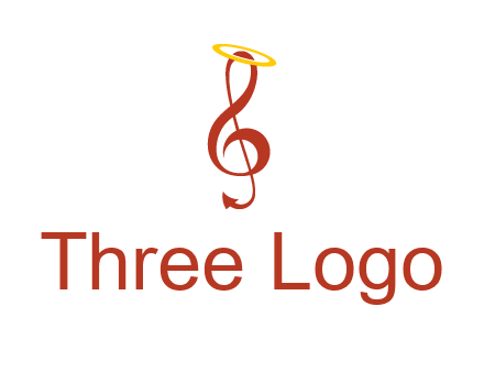 music note with a halo logo