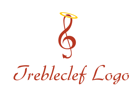music note with a halo logo