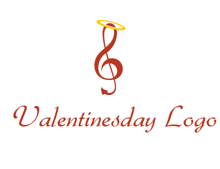 music note with a halo logo