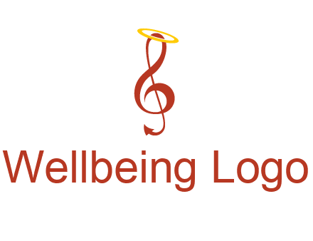 music note with a halo logo