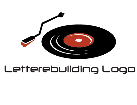 vinyl player logo