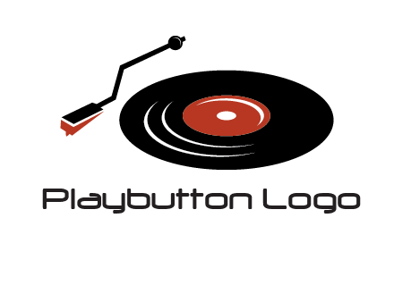 vinyl player logo