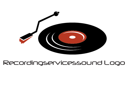 vinyl player logo
