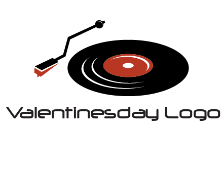 vinyl player logo
