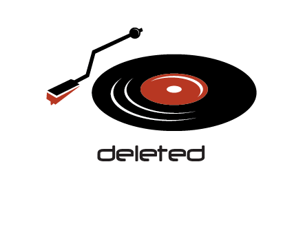 vinyl player logo