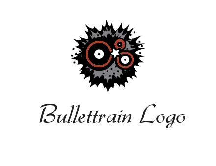 music logo with vinyls