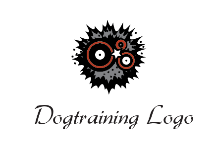 music logo with vinyls