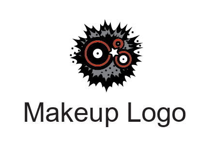 music logo with vinyls