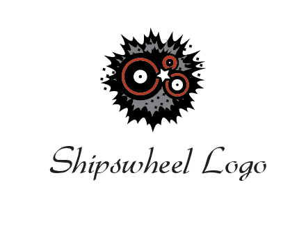 music logo with vinyls
