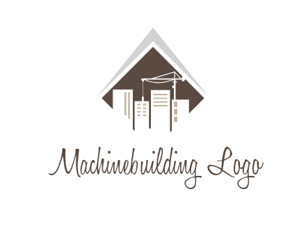 city skyline logo showing skyscrapers