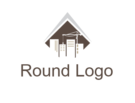 city skyline logo showing skyscrapers