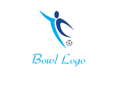 soccer player logo