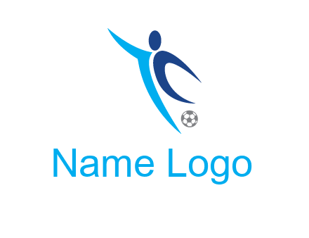soccer player logo