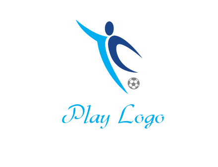 soccer player logo