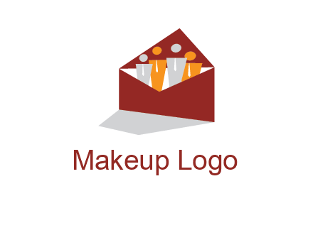 consultants or business executives in an envelope logo