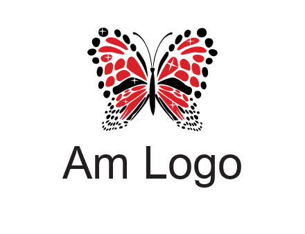 shiny butterfly logo