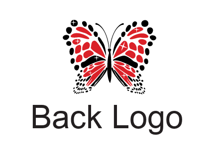 shiny butterfly logo