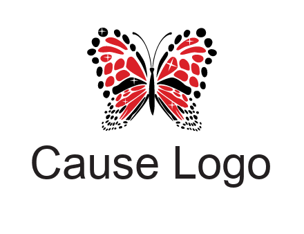 shiny butterfly logo