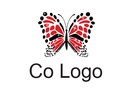 shiny butterfly logo