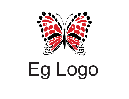 shiny butterfly logo