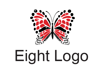 shiny butterfly logo