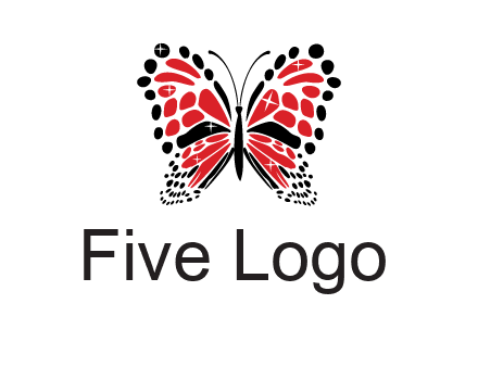 shiny butterfly logo