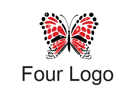 shiny butterfly logo