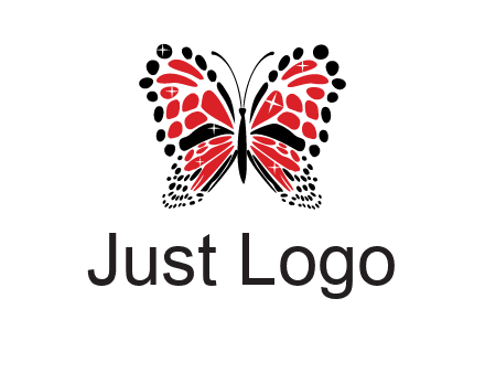 shiny butterfly logo