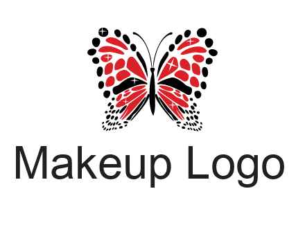 shiny butterfly logo