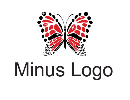 shiny butterfly logo