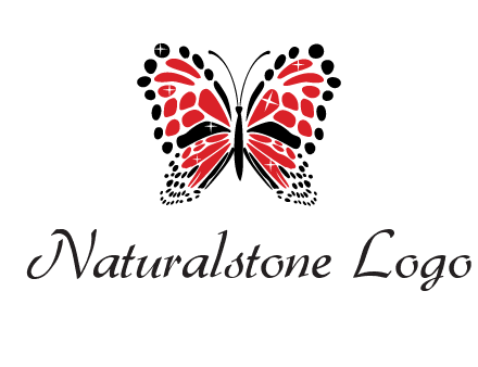 shiny butterfly logo