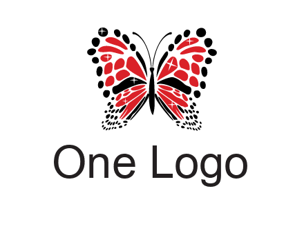 shiny butterfly logo