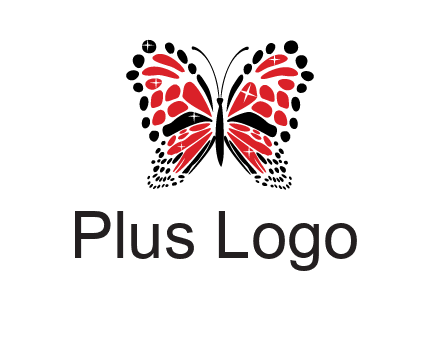 shiny butterfly logo