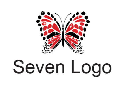 shiny butterfly logo