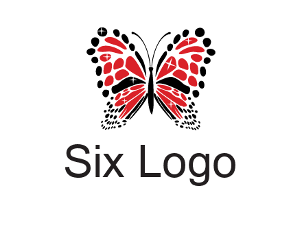 shiny butterfly logo