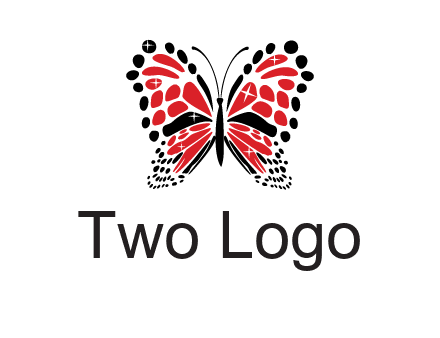 shiny butterfly logo