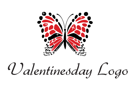 shiny butterfly logo