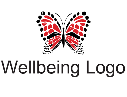 shiny butterfly logo