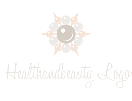 shiny pearl brooch logo