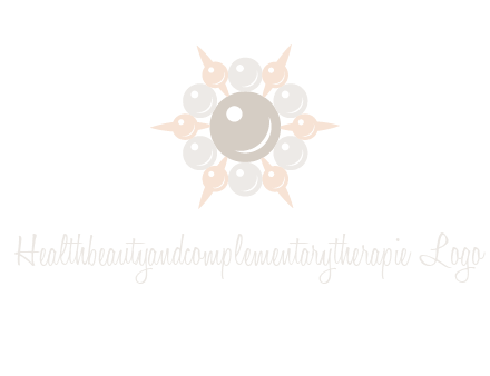 shiny pearl brooch logo