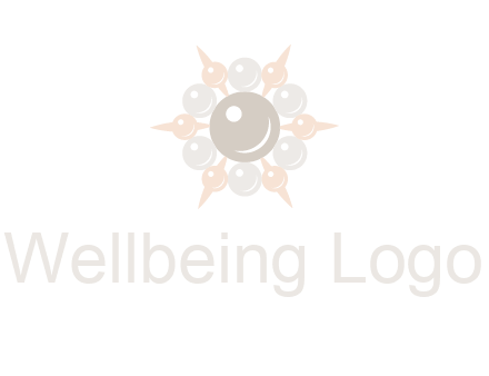 shiny pearl brooch logo