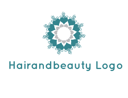 flower with hearts logo