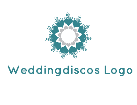 flower with hearts logo