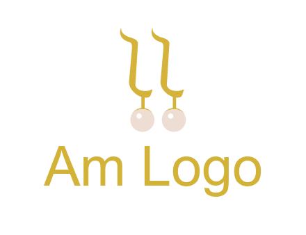 teardrop gold earrings with pearls logo