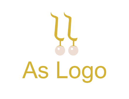 teardrop gold earrings with pearls logo
